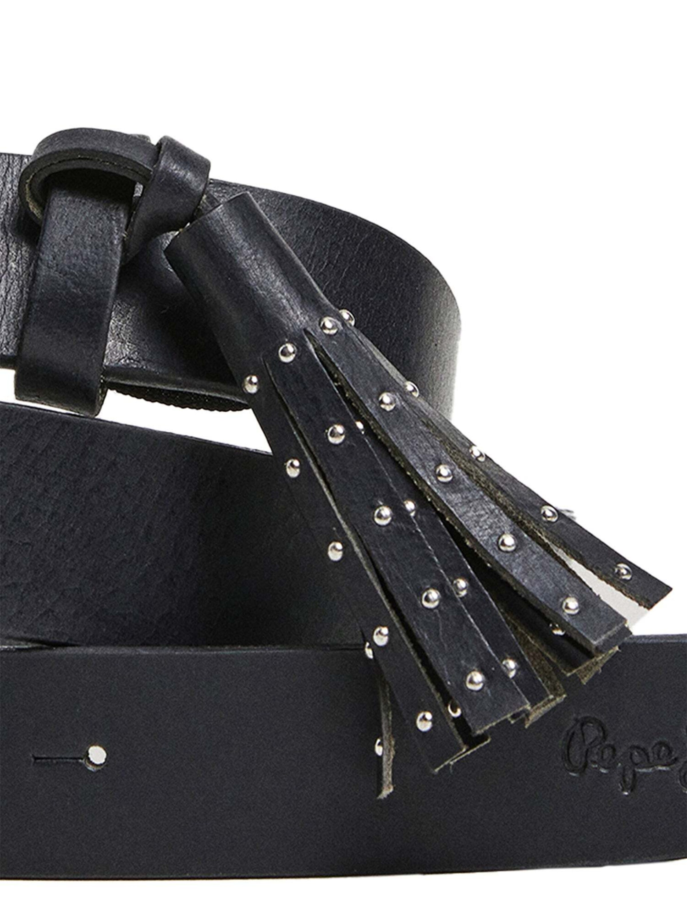 Ceinture 'Athenas' Pepe Jeans en noir