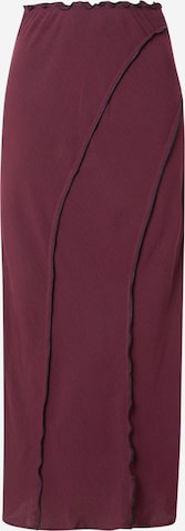 TOPSHOPSuknja - crvena boja: prednji dio