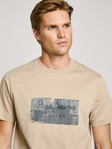 T-Shirt 'Dalter' Pepe Jeans en beige