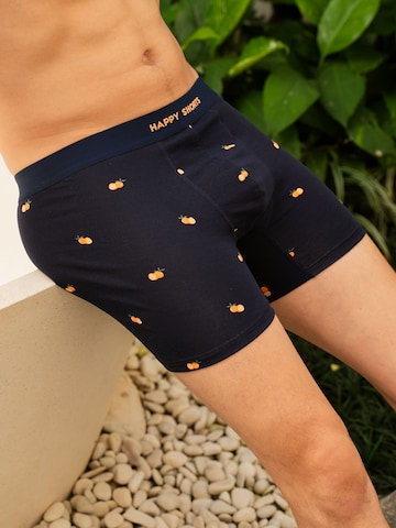 Happy Shorts Boxer shorts ' Jersey Long ' in Blue