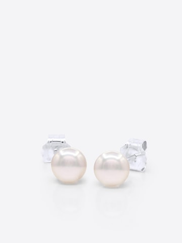 Orecchini 'TOKYO' di Ateliers Saint Germain in bianco: frontale