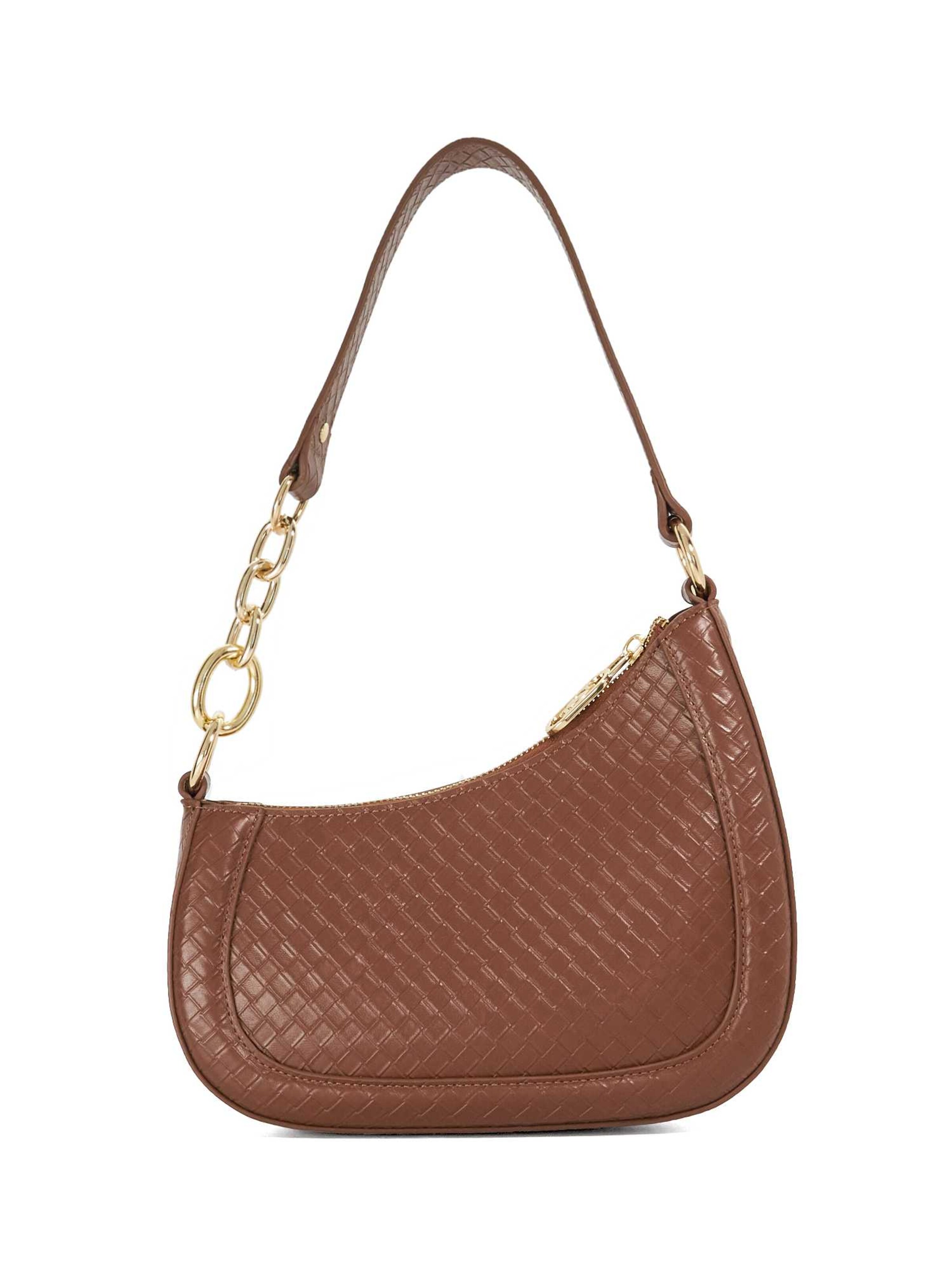 Dune LONDON Schultertasche 'Direction' in Braun