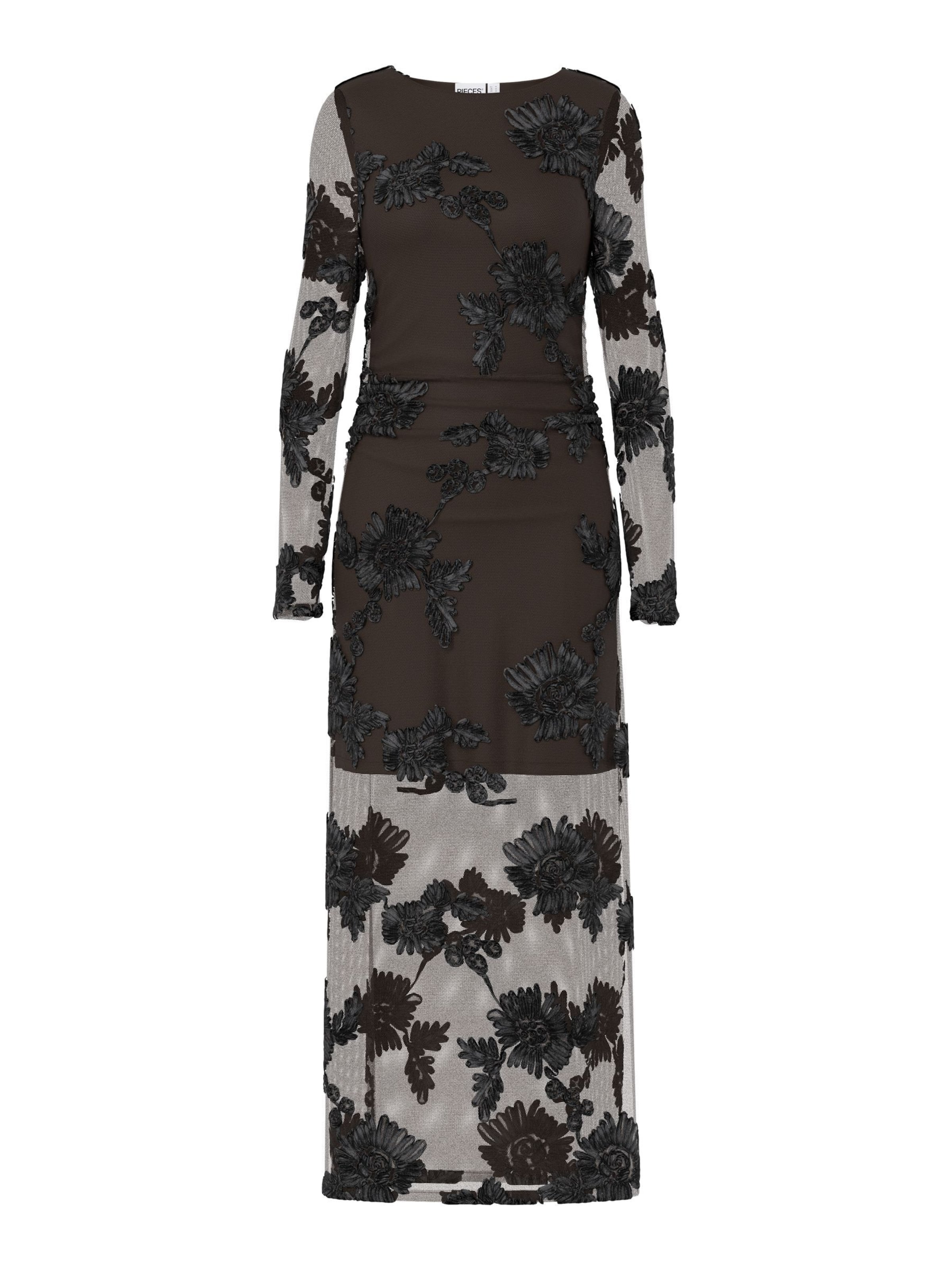 PIECES - Vestido de noche 'PCOffia' en marrón: frente