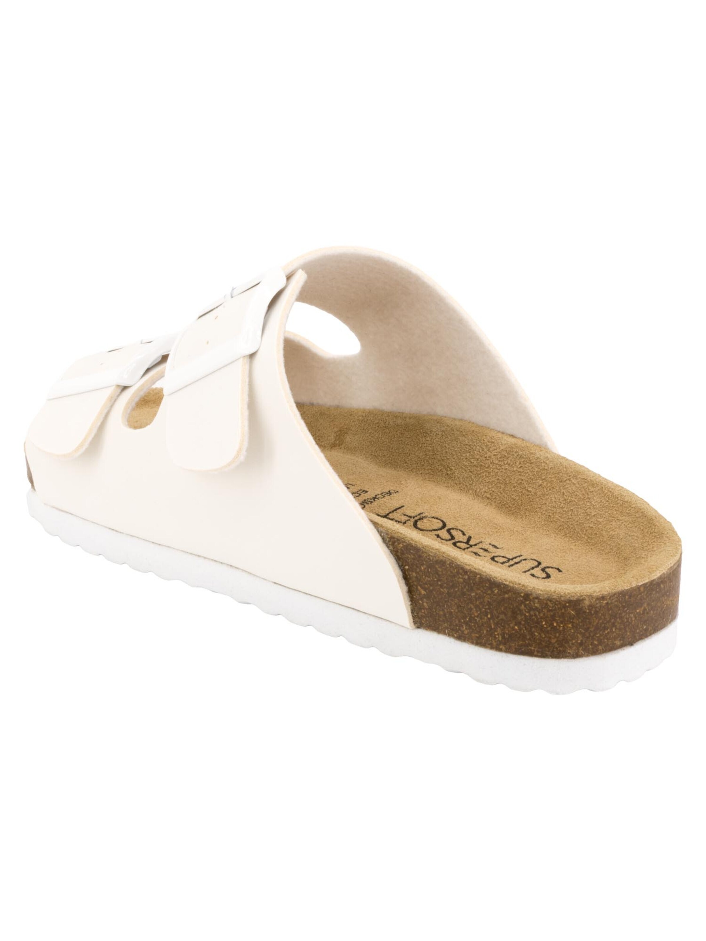 SUPERSOFT by Indigo Pantolette 'Classic'‌‌‌‌‌‌‌‌‌‌ in Weiß