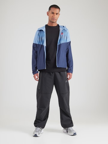 Nike Sportswear Přechodná bunda – modrá