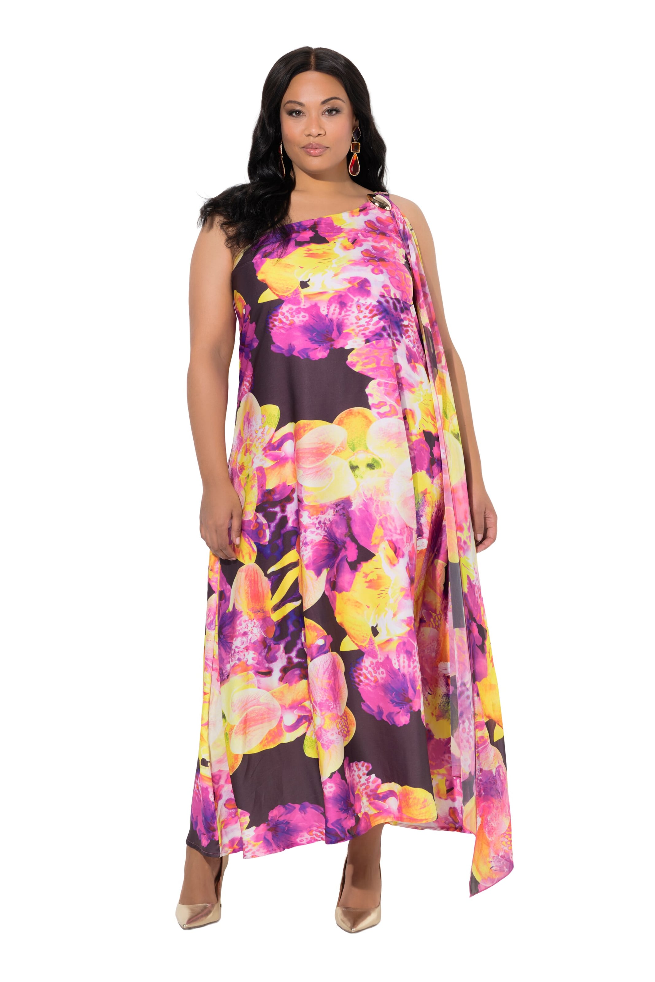 Ulla Popken Kleid in Pink: Vorderseite