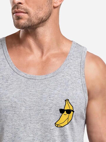 Neverless Shirt 'Cool Banana' in Grey