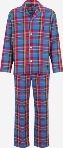 Polo Ralph Lauren Pyjama lang in Blauw: voorkant