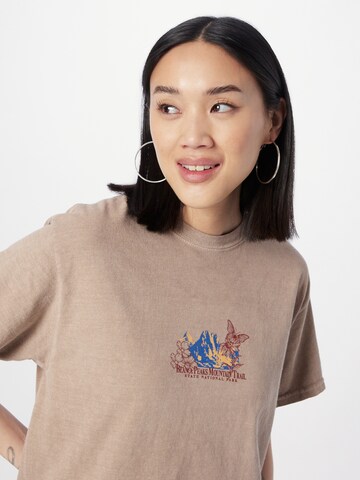 BDG Urban Outfitters Shirt 'Blanka Peaks' in Brown