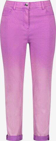 SAMOON Regular Jeans in Purple: front