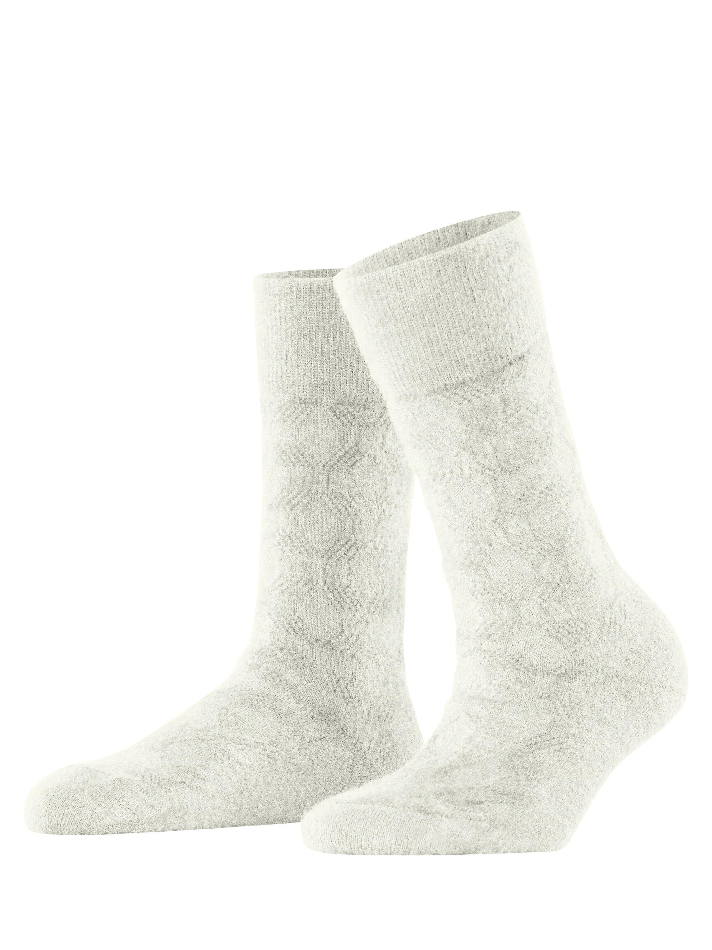 ESPRIT Socken 'Cable Knit'‌‌‌‌‌‌‌‌‌ in Weiß: Vorderseite