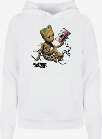 Sweat-shirt 'Guardians Of The Galaxy Vol2' ABSOLUTE CULT en blanc : devant
