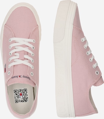 Sneaker bassa di Tommy Jeans in rosa