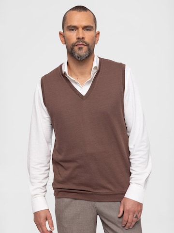 Pull-over Antioch en marron : devant