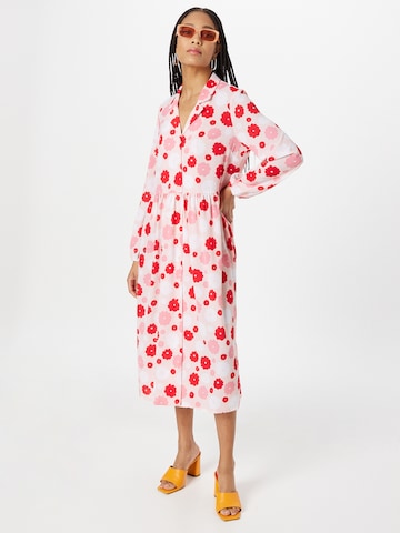 Monki Shirt Dress in Pink