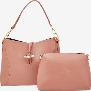 Usha Наплечная сумка в Ярко-розовый: спереди