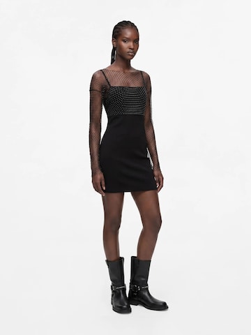 Robe KARL LAGERFELD JEANS en noir : devant