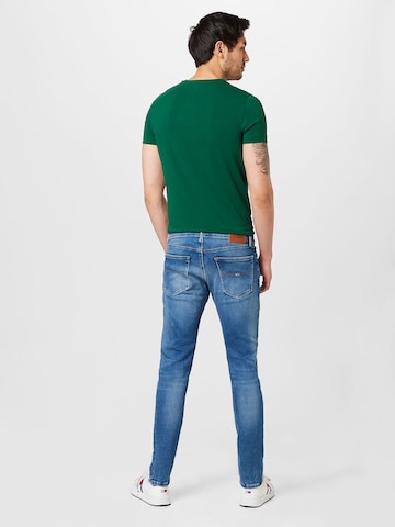 Tommy Jeans - Slimfit Calças de ganga 'Scanton' em azul