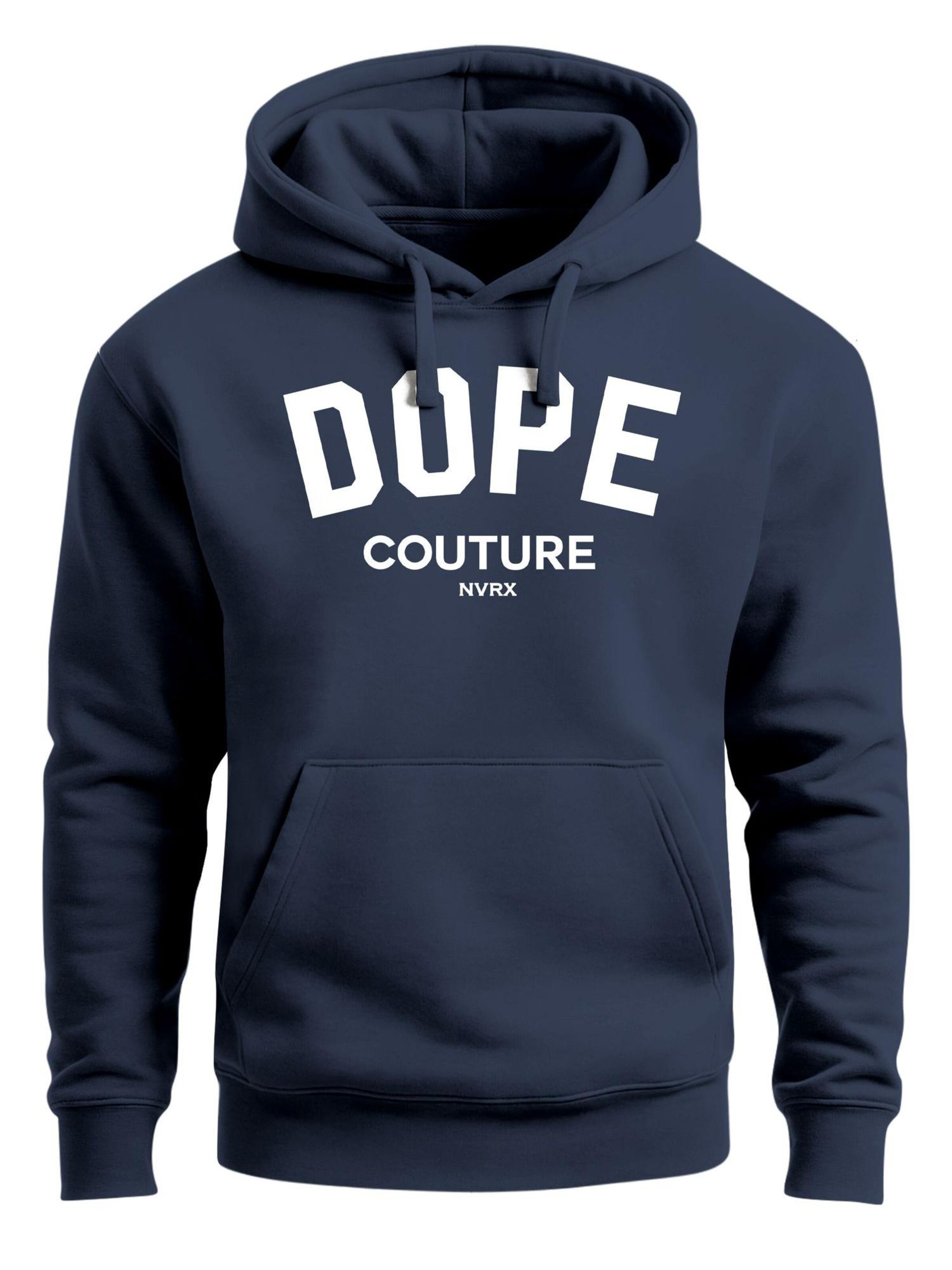 Neverless Sweatshirt 'Dope Couture' in Blue: front