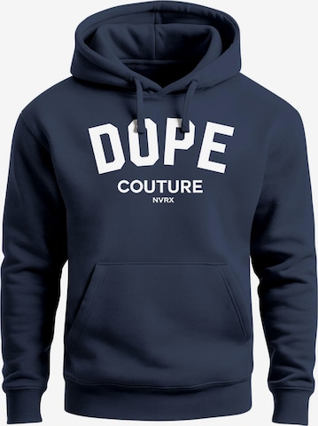 Neverless Sweatshirt 'Dope Couture' in Blau: Vorderseite