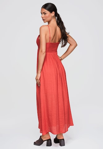 Robe Ombre en rouge