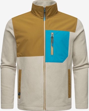 Ragwear Fleece Jacket ' Flettcher ' in Beige: front