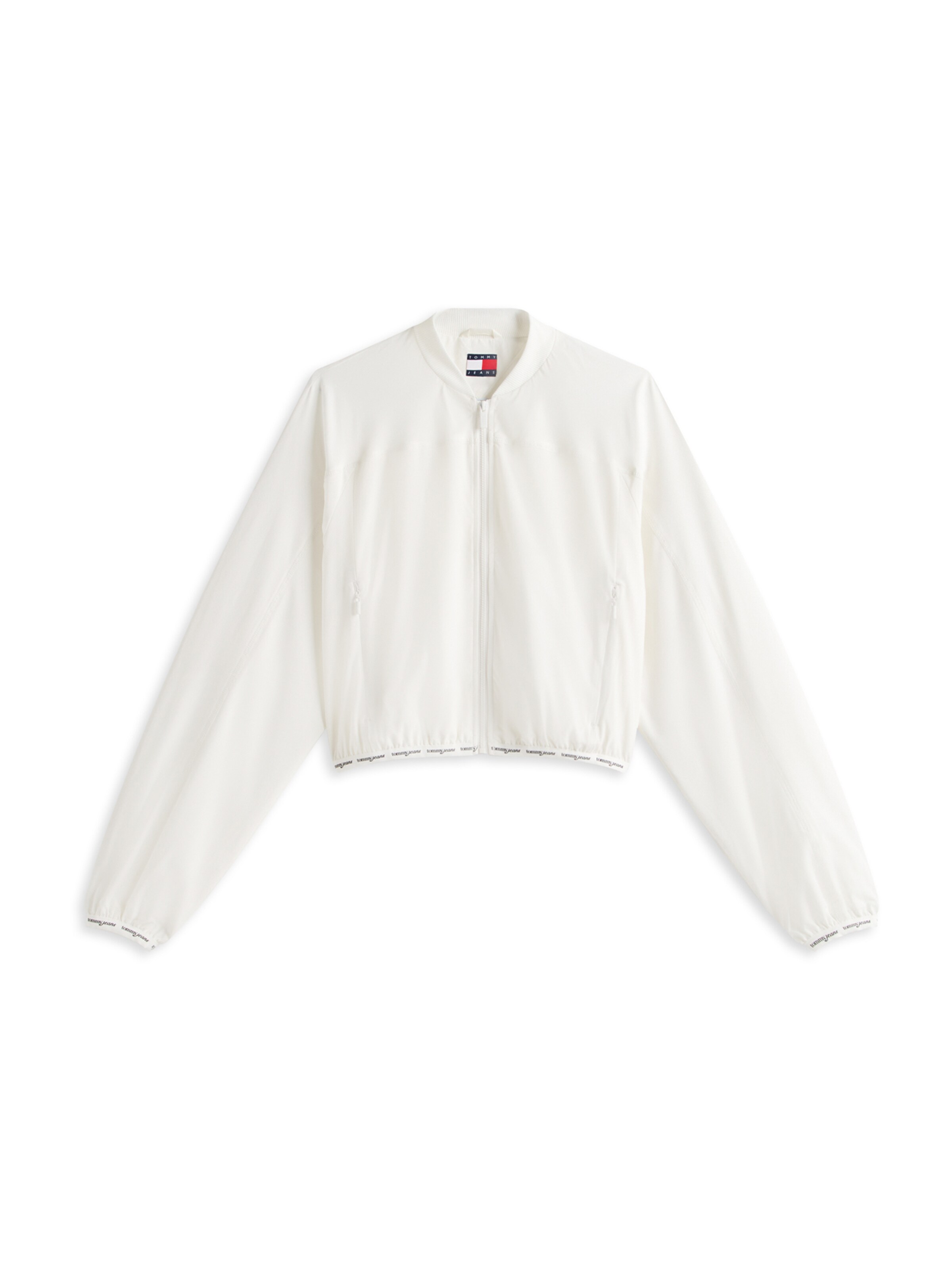 Tommy Jeans Преходно яке в бяло: отпред