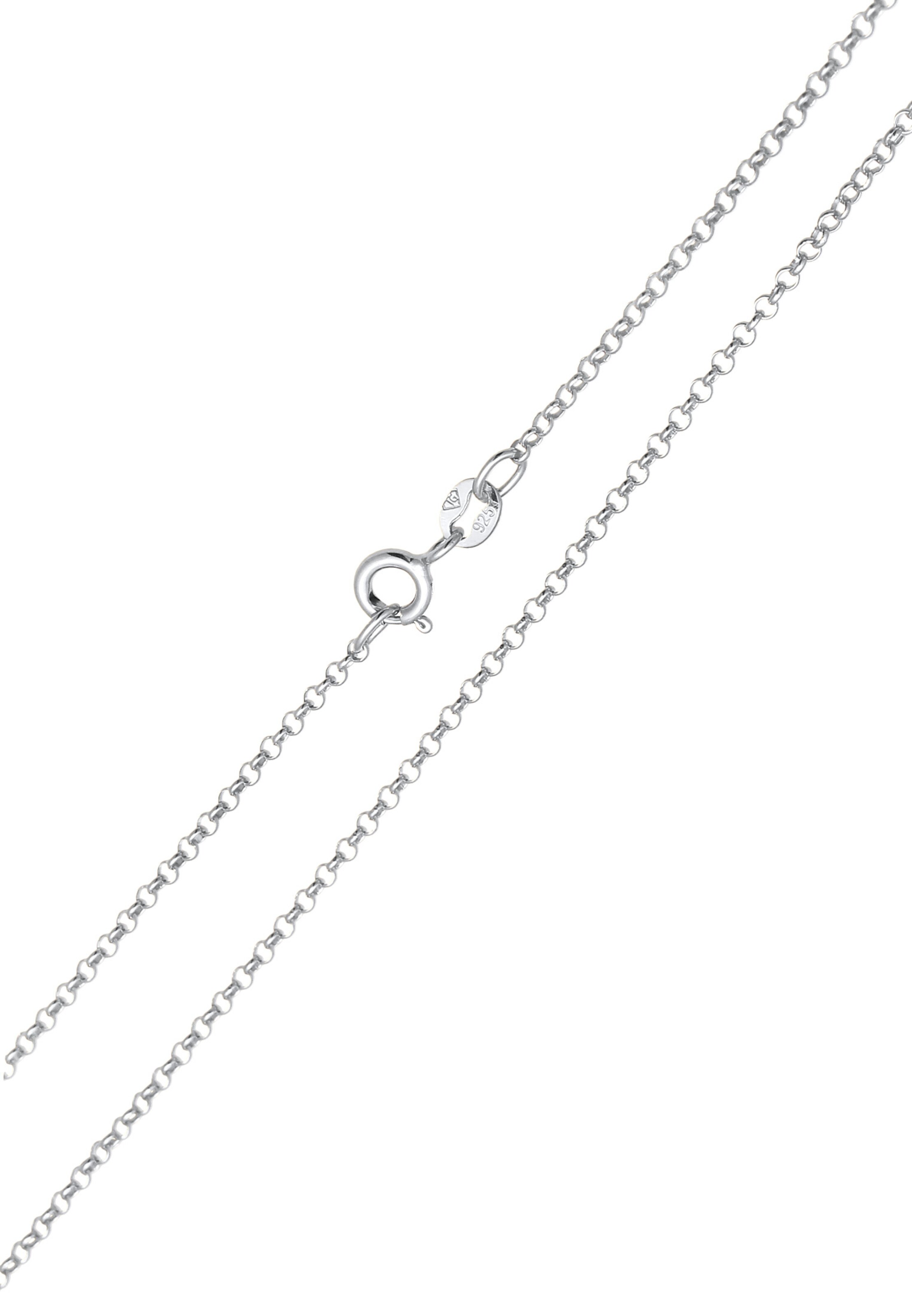 ELLI Necklace 'Schlange' in Silver