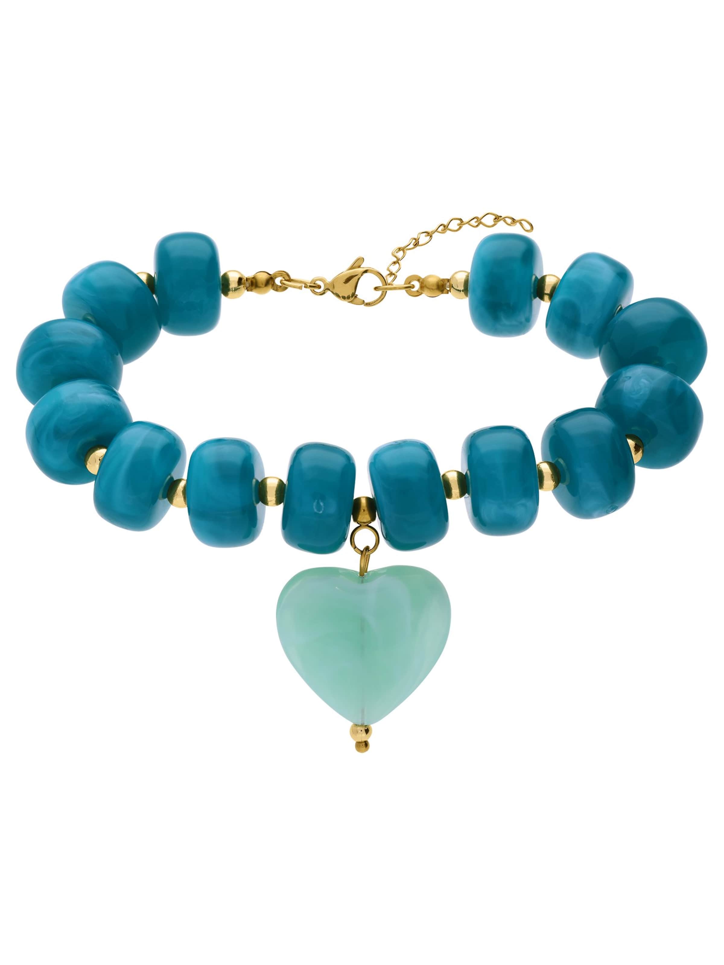Lucardi Armband in Blau: Vorderseite