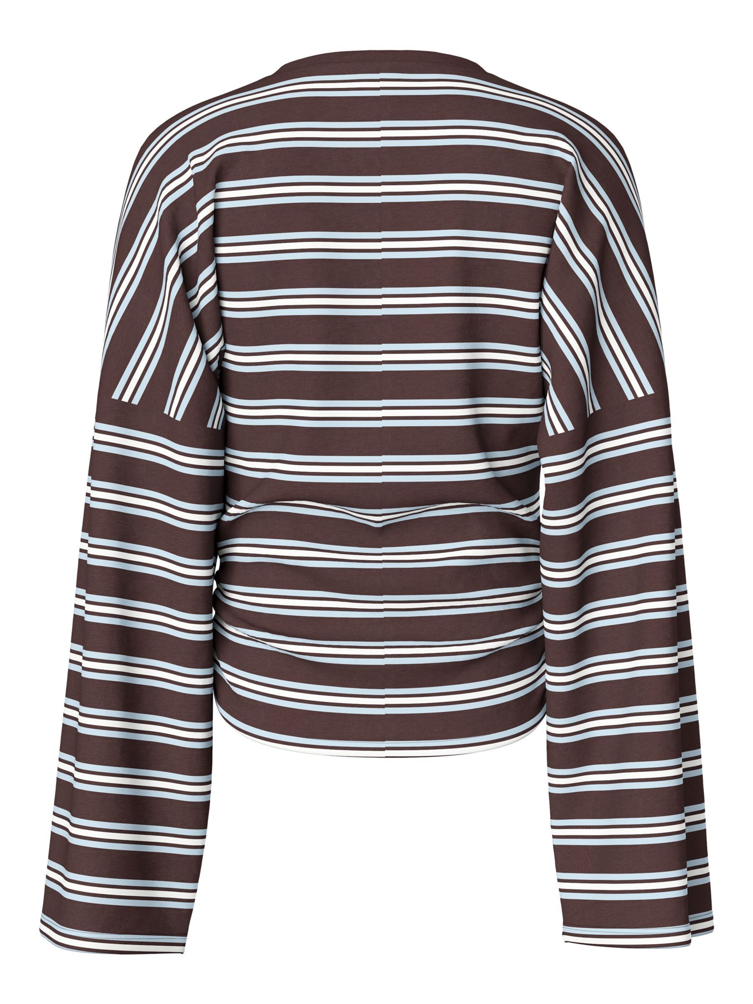 PIECES Shirt in Braun