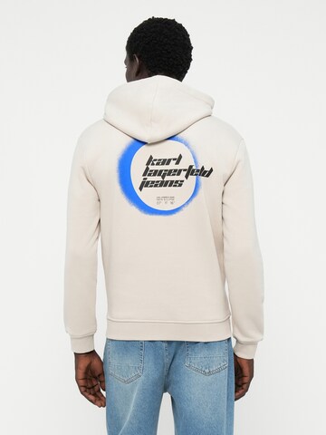 KARL LAGERFELD JEANS Sweatshirt 'ESSENTIAL' in Grey: front