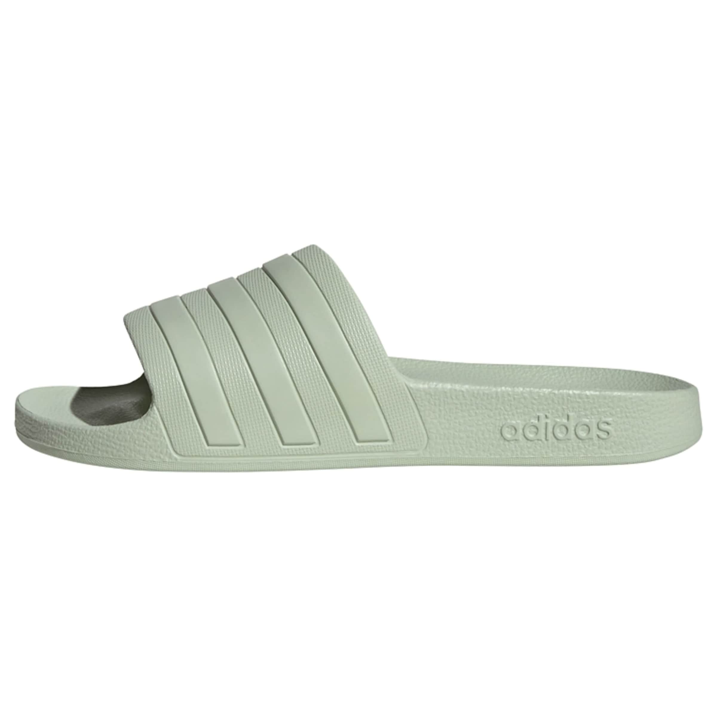 ADIDAS PERFORMANCE Claquettes / Tongs 'Adilette Aqua' en vert pastel, Vue avec produit