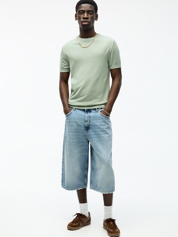 Pulover de la Pull&Bear pe verde