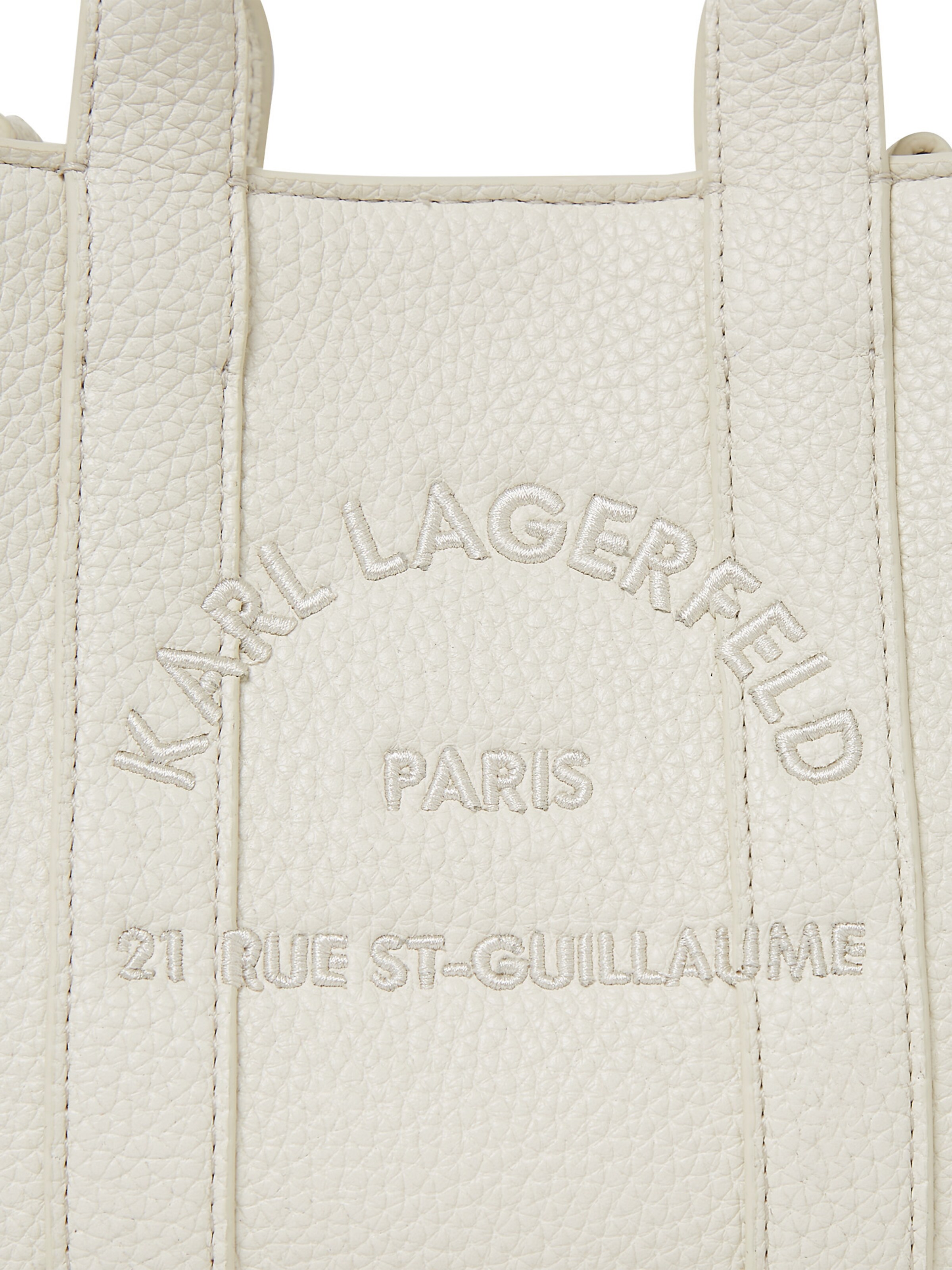 Karl Lagerfeld - Malas de tiracolo 'Rue St-Guillaume' em branco