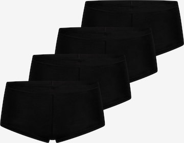 SCHIESSER Boyshorts 'Personal Fit' in Black: front