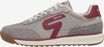 REPLAY Trampki niskie 'Yard' w kolorze szary: przód