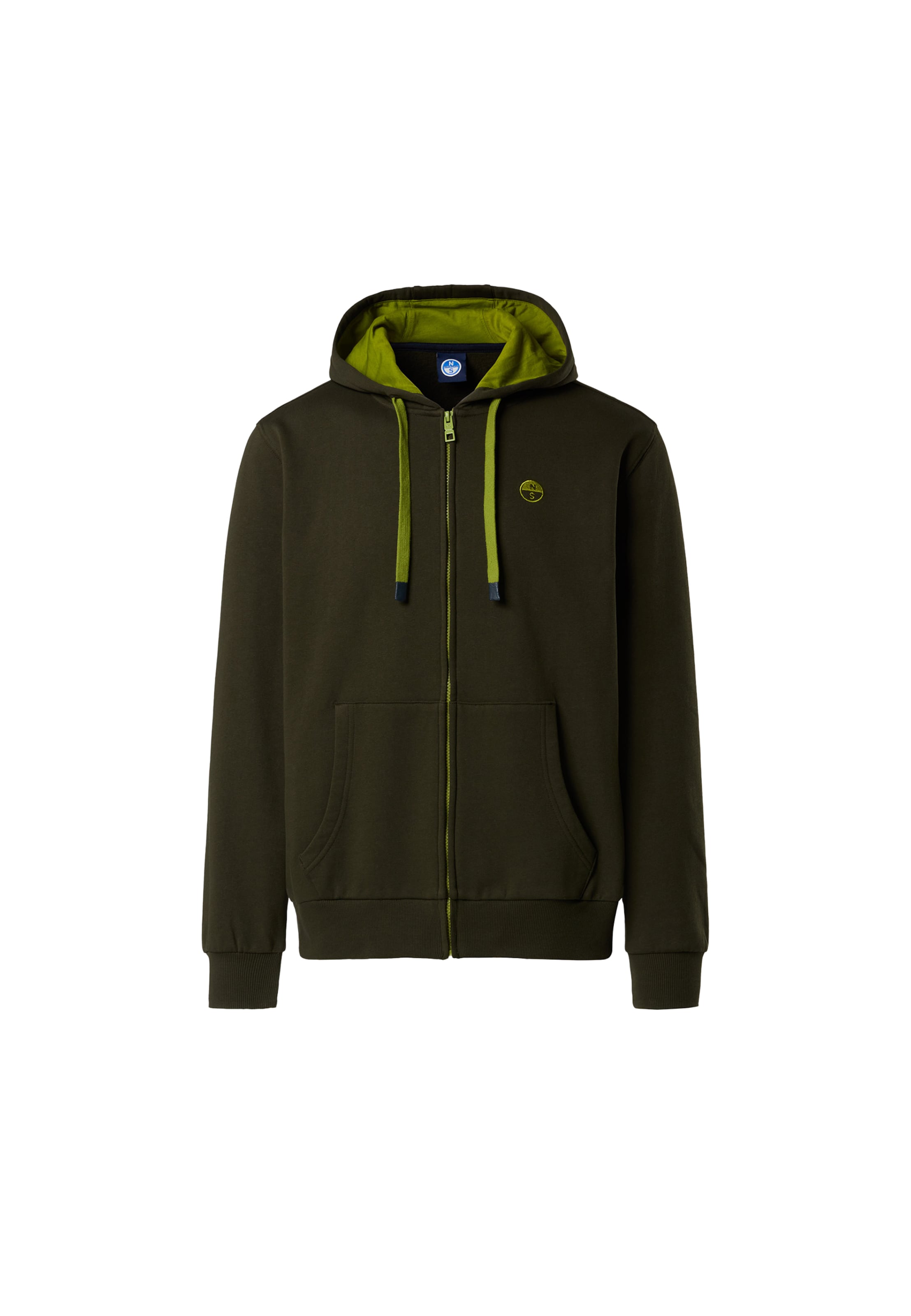 Veste de survêtement North Sails en vert : devant