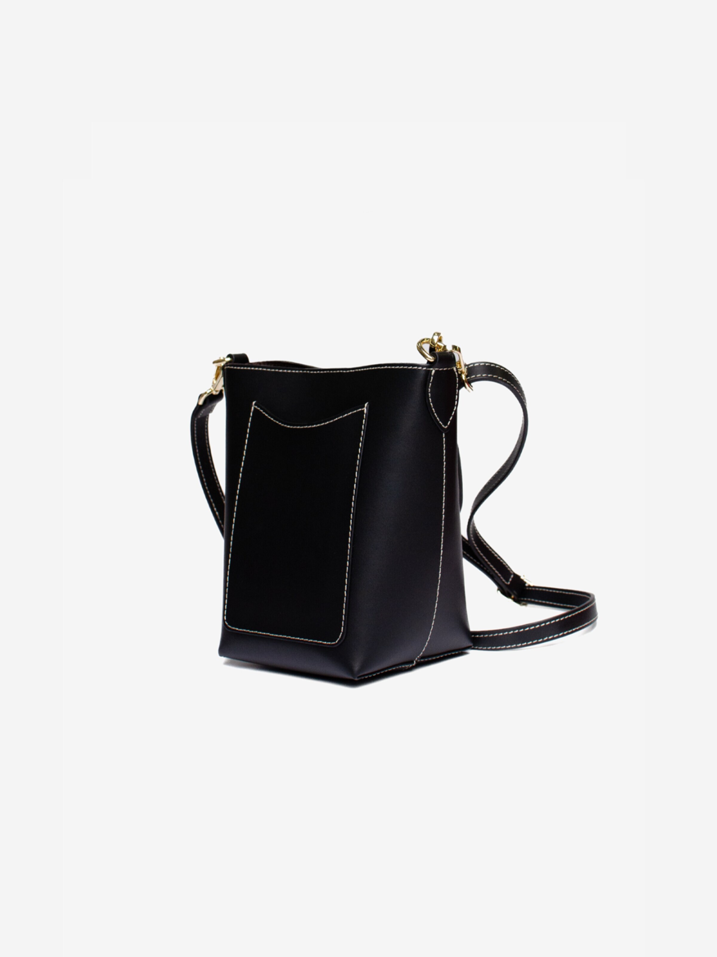 Latalia - Bolso de hombro en negro: frente