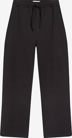 Pantalon Bershka en noir : devant