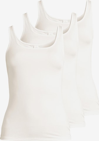 Nina von C. Unterhemd 'Pure' in Weiß: Vorderseite