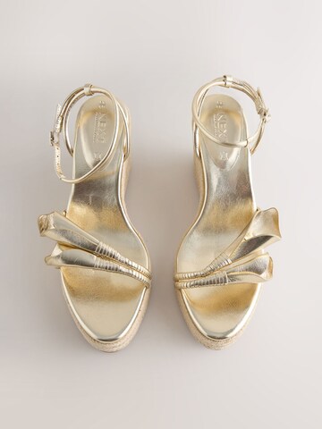 Next Sandalen met riem 'Forever Comfort' in Goud