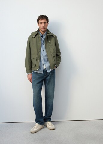MANGO MAN Between-Season Jacket 'Markos' in Green