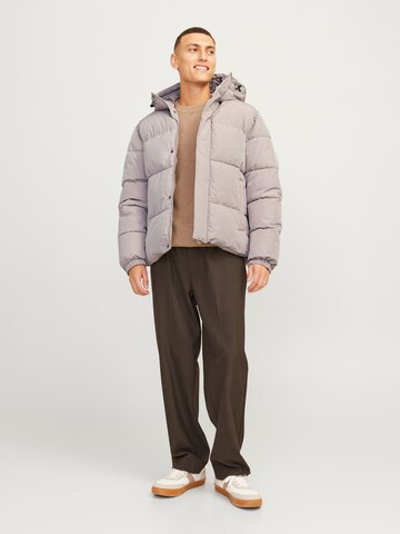 JACK & JONES Зимняя куртка 'JJEBradley' в Серый