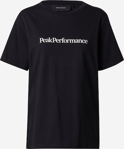 PEAK PERFORMANCE Tehnička sportska majica u crna / bijela, Pregled proizvoda
