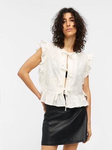 OBJECT Blouse 'Cilie' in Wit: voorkant