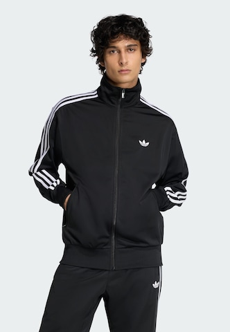 ADIDAS ORIGINALS Ζακέτα φούτερ 'Firebird' σε μαύρο: μπροστά