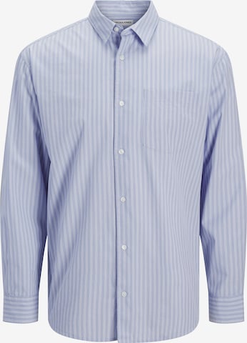 JACK & JONES Comfort fit Business Shirt in Blue: front