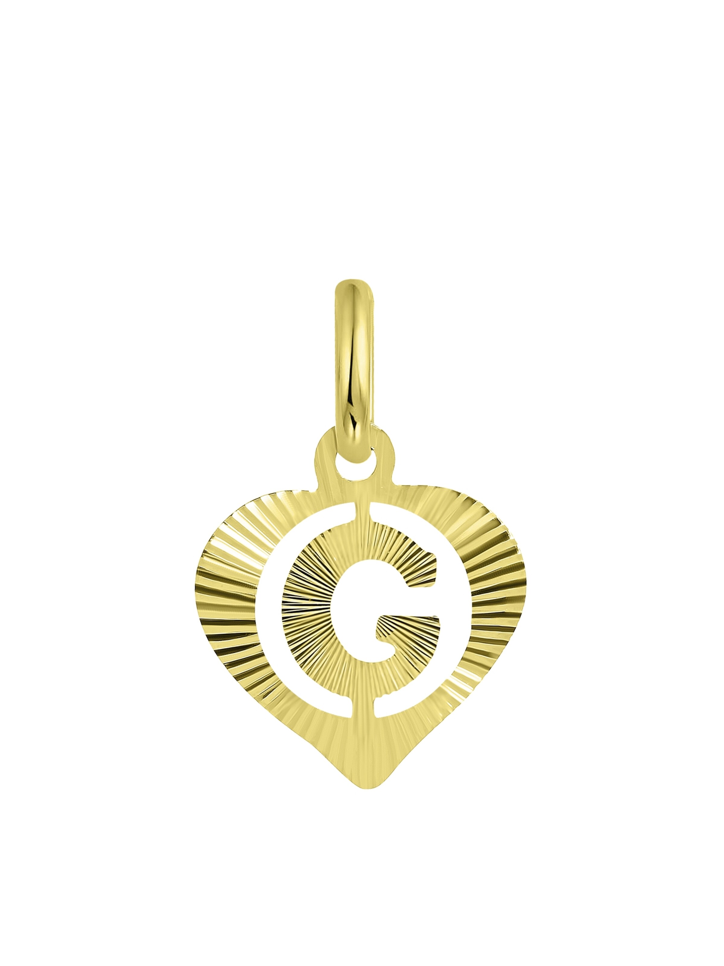 Lucardi Hangers 'Buchstabe' in de kleur Goud, Productweergave