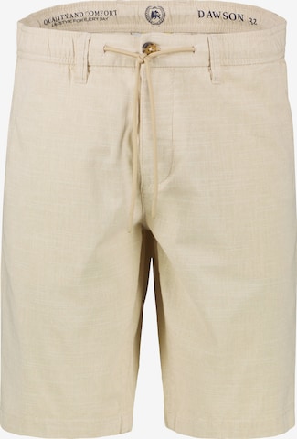 LERROS Regular Sommerliche Chino-Shorts aus reiner Baumwolle mit Tunnelzug in Beige: Vorderseite