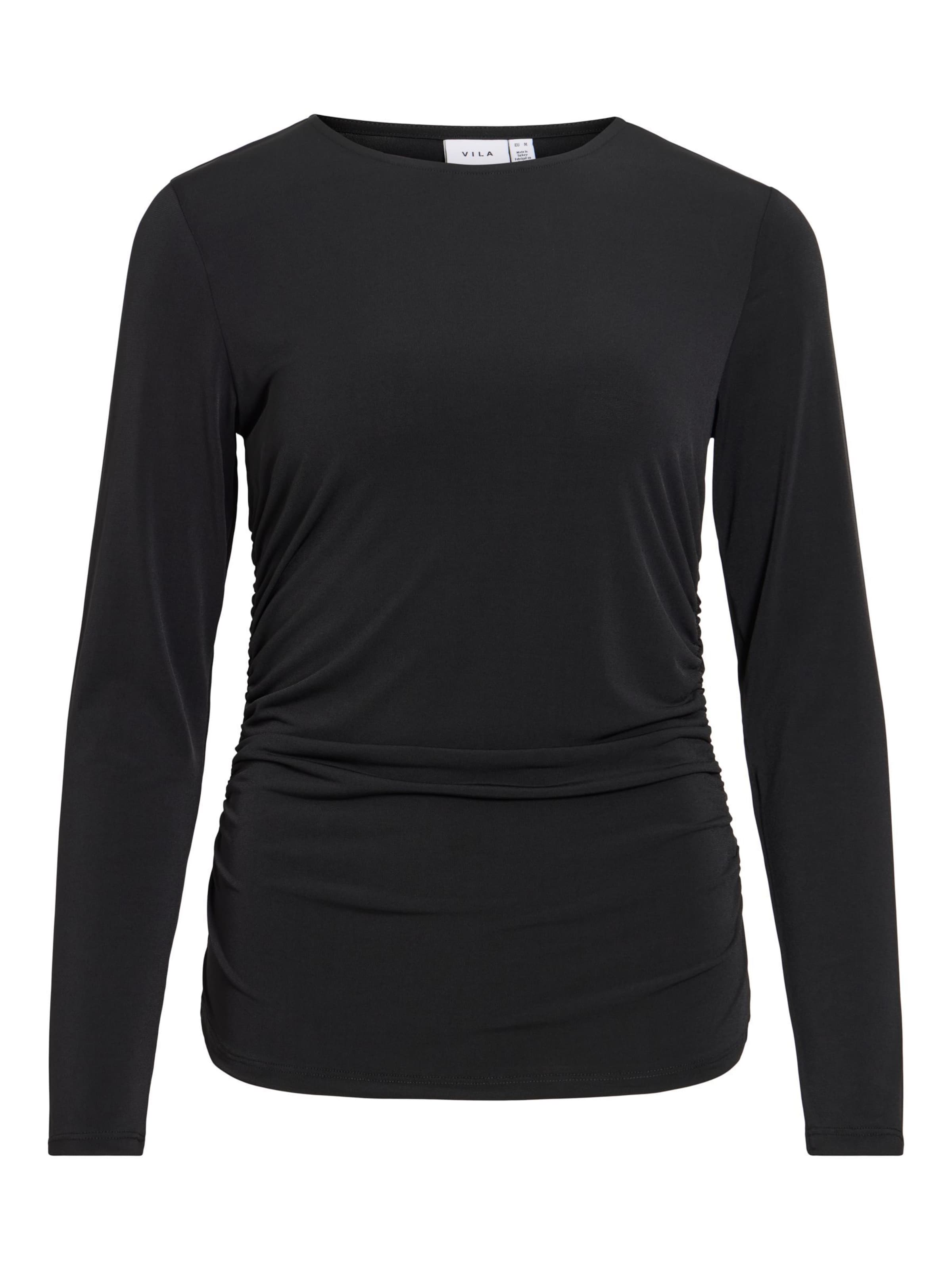 VILA Shirts 'LYSERA' i sort: forside